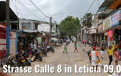 Strasse Calle 8 in Leticia 09.01.2015