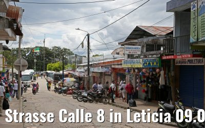 Strasse Calle 8 in Leticia 09.01.2015