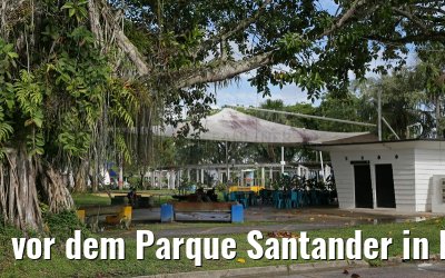 vor dem Parque Santander in Leticia 09.01.2015