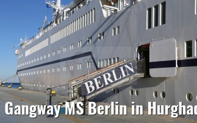 Gangway MS Berlin in Hurghada