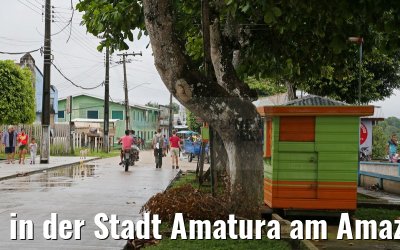 in der Stadt Amatura am Amazonas in Brasilien 10.01.2015