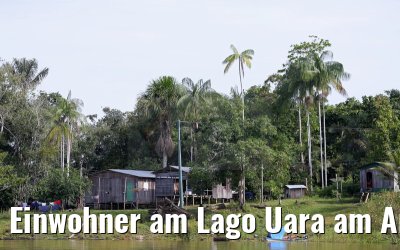Einwohner am Lago Uara am Amazonas 11.01.2015