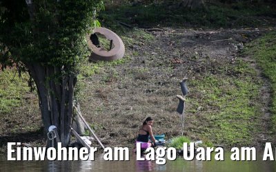 Einwohner am Lago Uara am Amazonas 11.01.2015