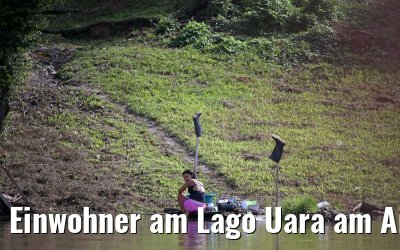 Einwohner am Lago Uara am Amazonas 11.01.2015