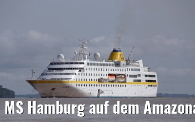 MS Hamburg auf dem Amazonas 11.01.2015