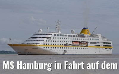 MS Hamburg in Fahrt auf dem Amazonas 11.01.2015