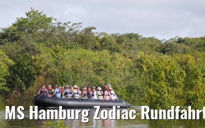 MS Hamburg Zodiac Rundfahrt auf dem Amazonas 11.01.2015