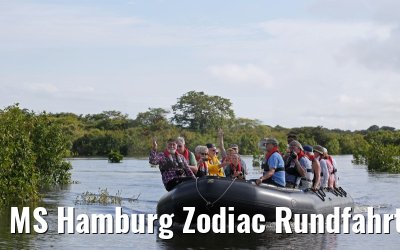 MS Hamburg Zodiac Rundfahrt auf dem Amazonas 11.01.2015