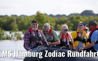 MS Hamburg Zodiac Rundfahrt auf dem Amazonas 11.01.2015