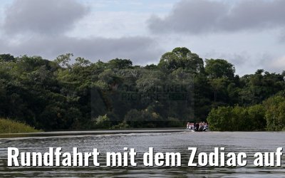 Rundfahrt mit dem Zodiac auf dem Lago Uara 11.01.2015