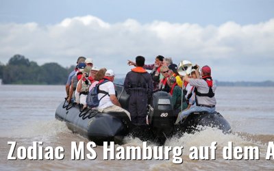 Zodiac MS Hamburg auf dem Amazonas 11.01.2015