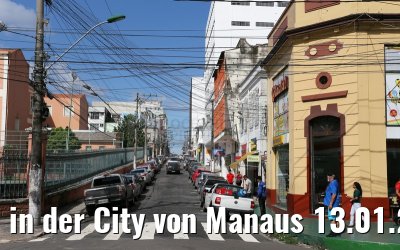 in der City von Manaus 13.01.2015