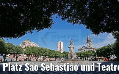 Platz Sao Sebastiao und Teatro Amazonas 13.01.2015