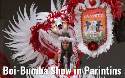 Boi-Bumba Show in Parintins Brasilien 14.01.2015