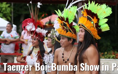 Taenzer Boi-Bumba Show in Parintins 14.01.2015