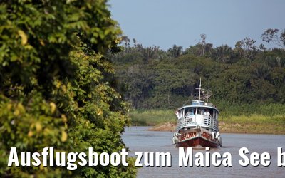 Ausflugsboot zum Maica See bei Santarem 15.01.2015