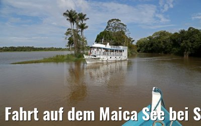 Fahrt auf dem Maica See bei Santarem 15.01.2015