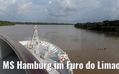 MS Hamburg im Furo do Limao vor dem Furo do Marinheiro 16.01.2015