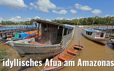 idyllisches Afua am Amazonas Delta in Brasilien 17.01.2015