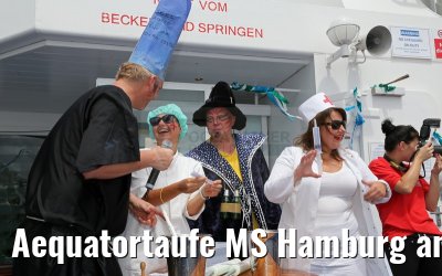 Aequatortaufe MS Hamburg am 18.01.2015