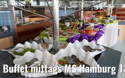 Buffet mittags MS Hamburg 18.01.2015