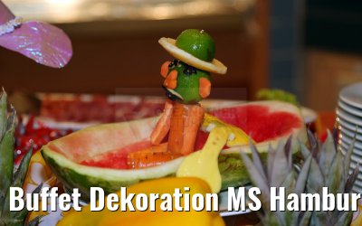 Buffet Dekoration MS Hamburg 19.01.2015