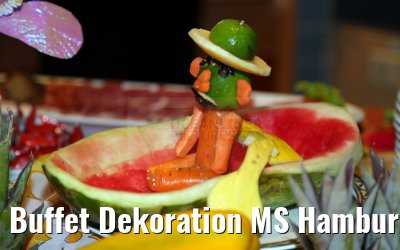 Buffet Dekoration MS Hamburg 19.01.2015