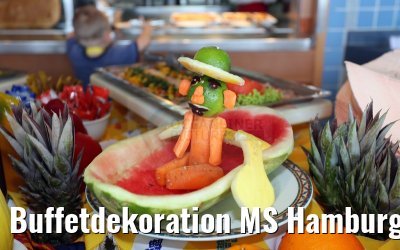 Buffetdekoration MS Hamburg 19.01.2015