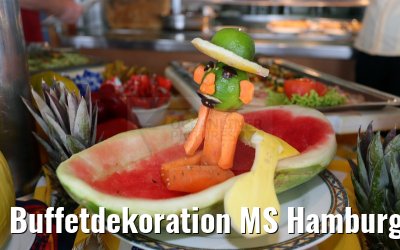Buffetdekoration MS Hamburg 19.01.2015