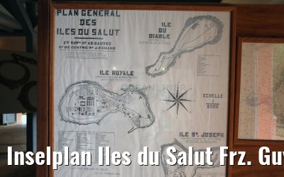 Inselplan Iles du Salut Frz. Guyana 19.01.2015