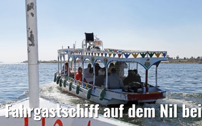 Fahrgastschiff auf dem Nil bei Luxor
