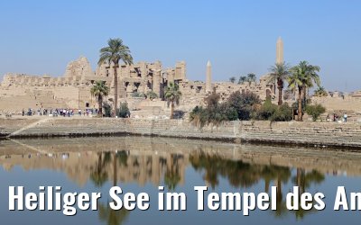 Heiliger See im Tempel des Amun-Re in Karnak