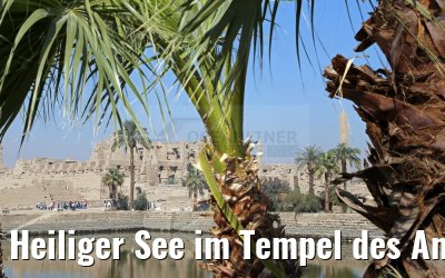 Heiliger See im Tempel des Amun-Re in Karnak