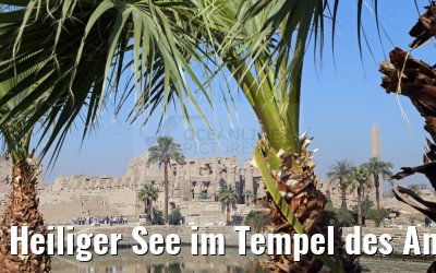 Heiliger See im Tempel des Amun-Re in Karnak