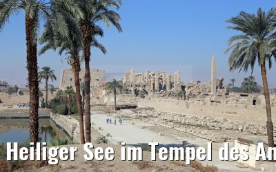 Heiliger See im Tempel des Amun-Re in Karnak