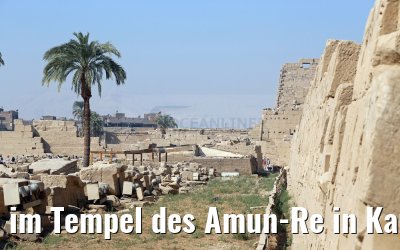 im Tempel des Amun-Re in Karnak