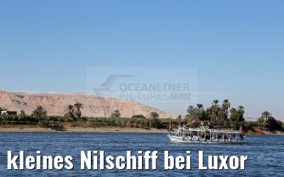 kleines Nilschiff bei Luxor