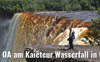 OA am Kaieteur Wasserfall in Guyana 21.01.2015