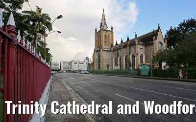 Trinity Cathedral and Woodford Square in Port of Spain 23.01.2015