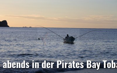 abends in der Pirates Bay Tobago 24.01.2015