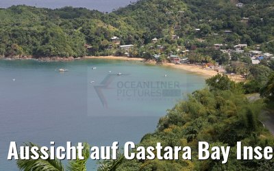 Aussicht auf Castara Bay Insel Tobago 24.01.2015