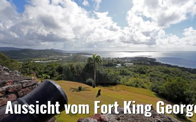 Aussicht vom Fort King George Scarborough am 24.01.2015