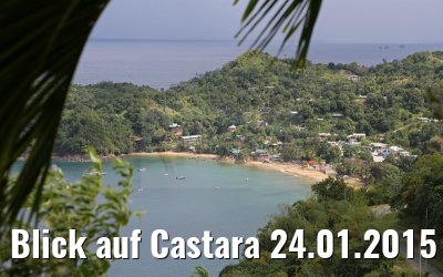 Blick auf Castara 24.01.2015 Insel Tobago