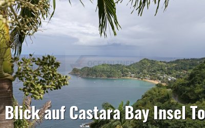 Blick auf Castara Bay Insel Tobago 24.01.2015