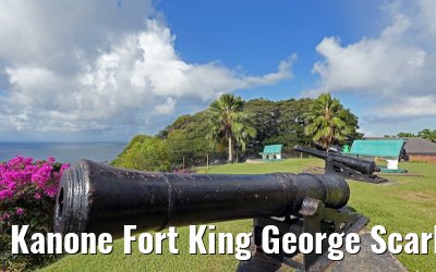 Kanone Fort King George Scarborough Tobago 24.01.2015
