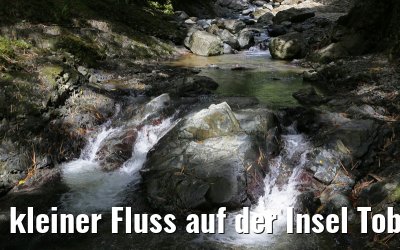 kleiner Fluss auf der Insel Tobago 24.01.2015