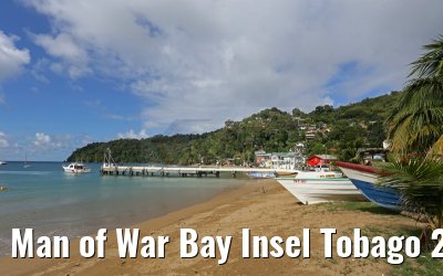 Man of War Bay Insel Tobago 24.01.2015