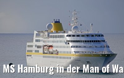 MS Hamburg in der Man of War Bay mit Zodiacs 24.01.2015