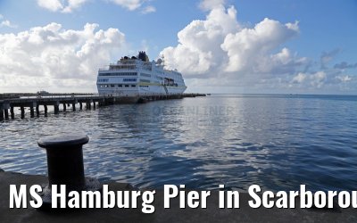 MS Hamburg Pier in Scarborough Tobago am 24.01.2015