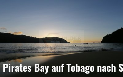 Pirates Bay auf Tobago nach Sonnenuntergang 24.01.2015